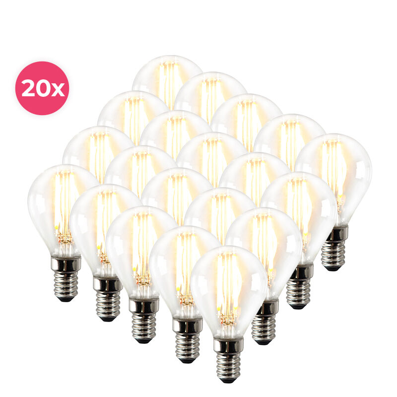 Confezione da 20 lampadine LED Sorna E14 dimmerabili, 2700k, 3,5w