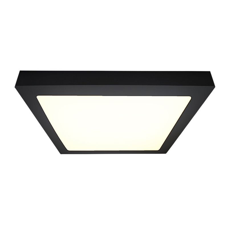 Plafoniera in alluminio nera, Rolo, 24W, 4000K LED