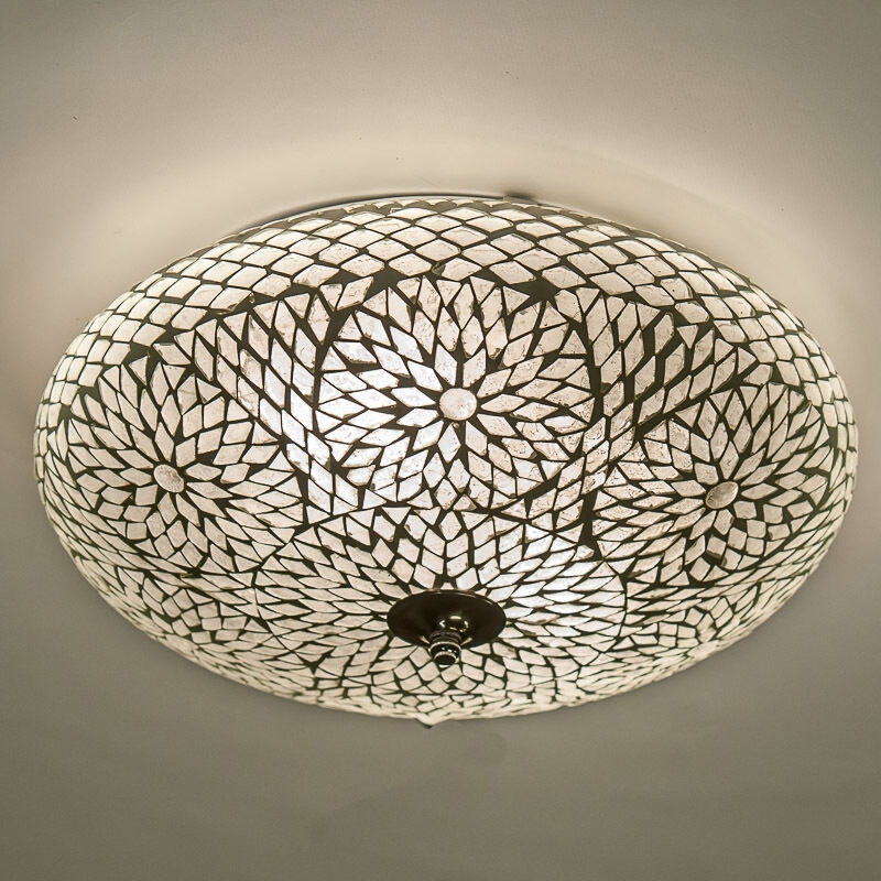 Plafoniera orientale trasparente in mosaico, Louay
