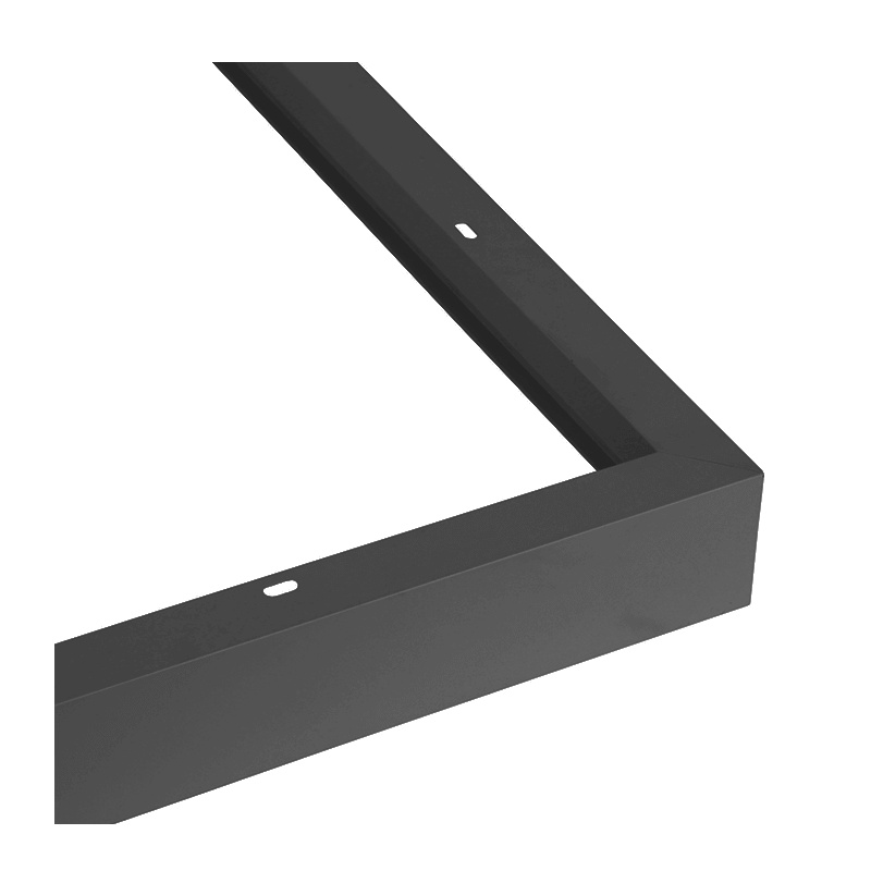 Cornice nera a scatto da superficie 30x120