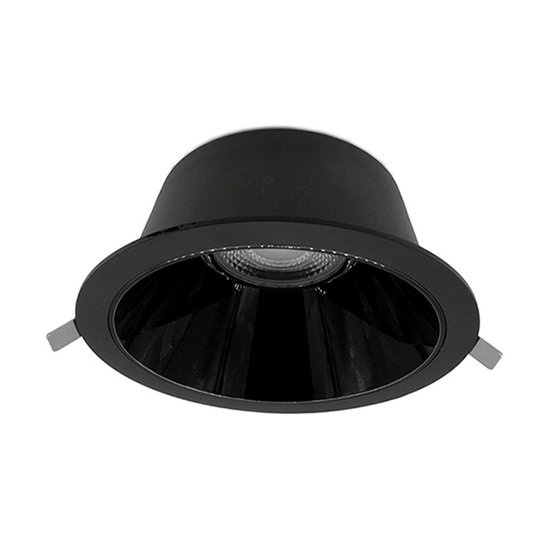 Downlight nero in alluminio, Maud, 16W, white switch LED, IP22