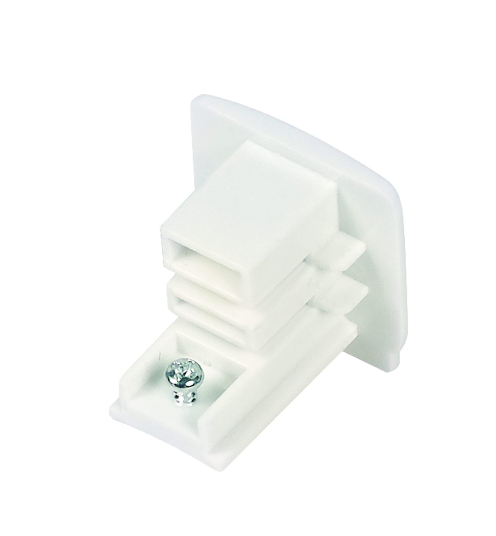 Tappo terminale per illuminazione su binario trifase, bianco, Pro