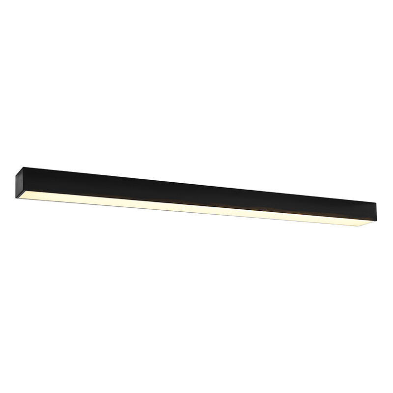 Lampada da soffitto in alluminio nera, Mascha, 31W, 3000K LED