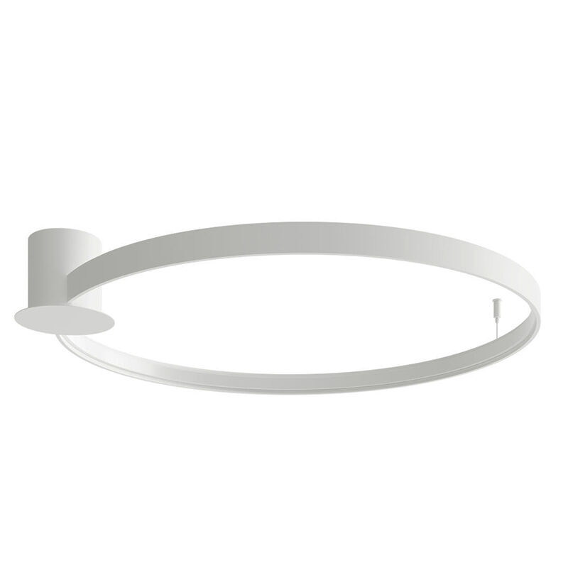 Plafoniera in alluminio bianca, Ringo, 50W, 3000K LED