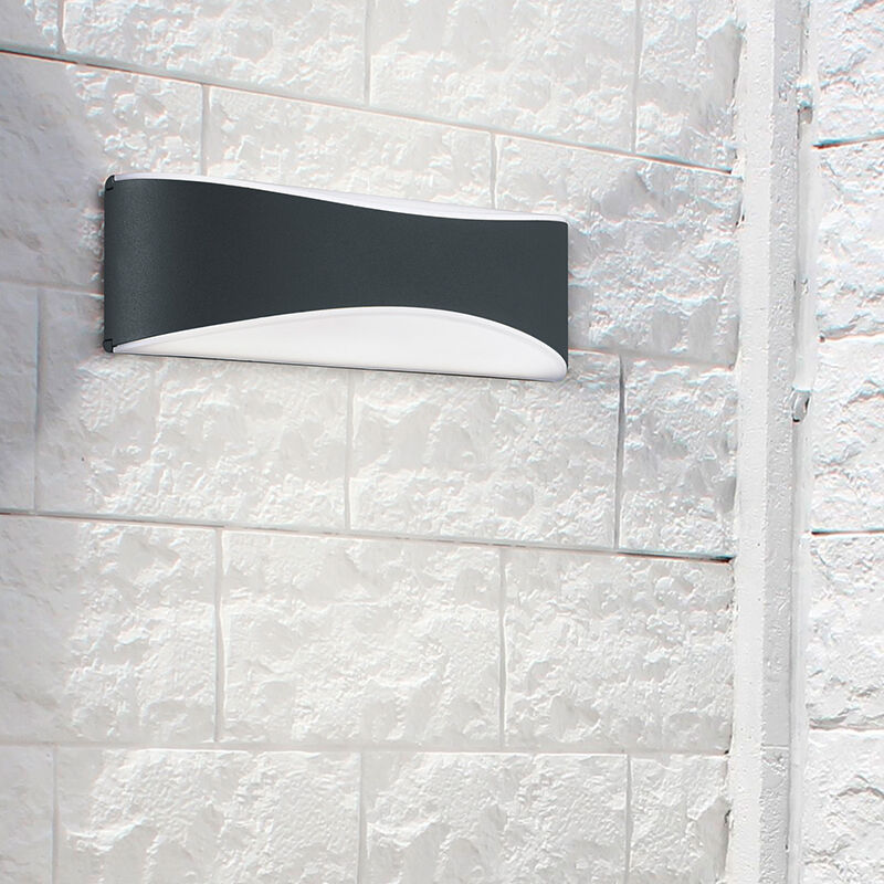 Lampada da esterno moderna nera, Bernadina, 9W, 3000K LED, IP65