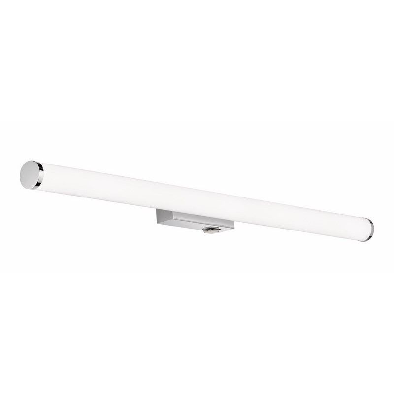 Lampada per specchio moderna cromata, Staby, 8,6W, 3000K LED, IP44, con interruttore
