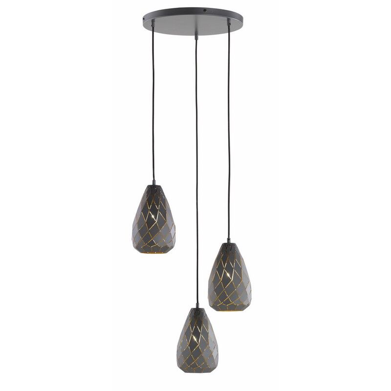 Lampada a sospensione moderna antracite, Esrum