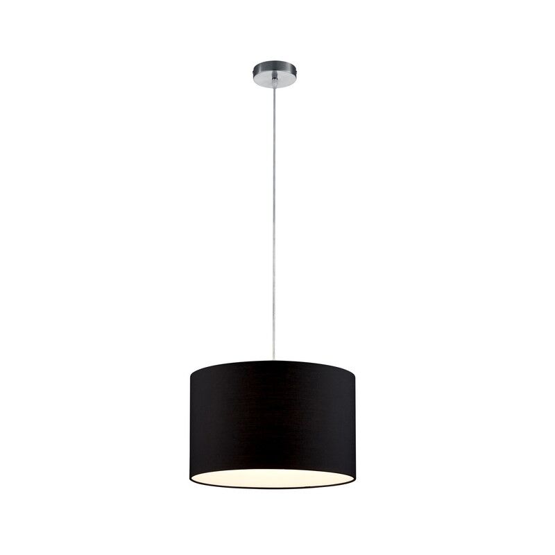 Lampada a sospensione nera in tessuto, Ledbury