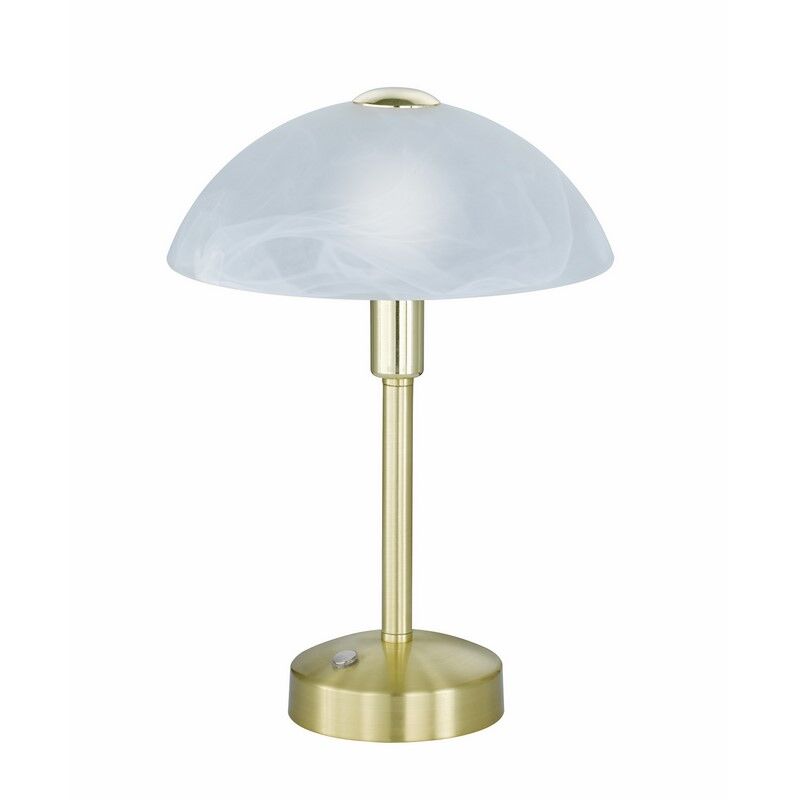 Lampada da banchiere classica in ottone, Notaris, 4W, 3000K LED, con interruttore
