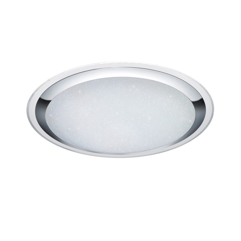 Plafoniera moderna bianca, Romain, 95W, bianco regolabile tra caldo e freddo LED, con telecomando