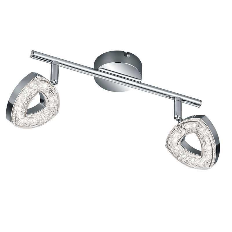 Applique da parete moderna cromata, Vayannah, 4,5W, 3000K LED