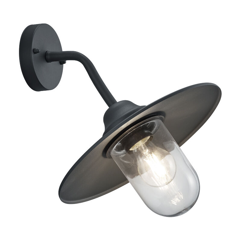 Lampada da esterno industriale antracite, Verena, IP44