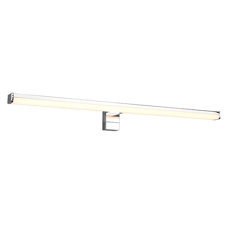 Applique da parete moderna cromata, Celal, 11,5W, 3000K LED, IP44
