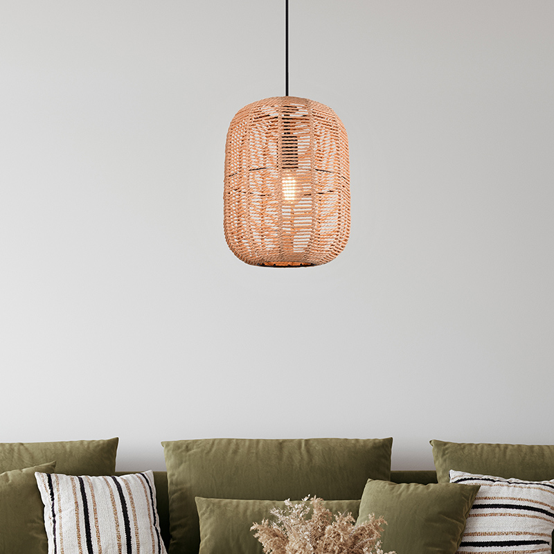Lampada a sospensione moderna in nichel, Ledbury