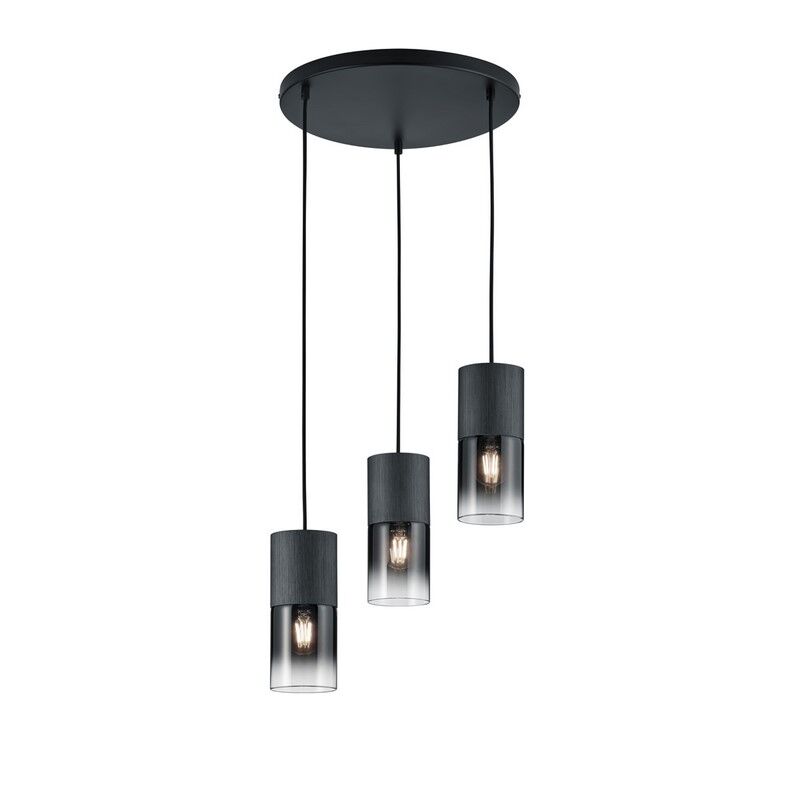 Lampada a sospensione moderna grigia, Amadi