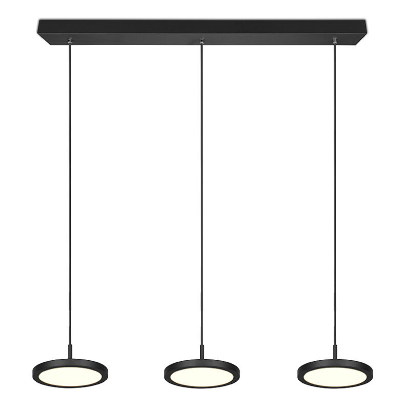 Lampada a sospensione moderna nera, Jakoba, 10W, 3000K LED