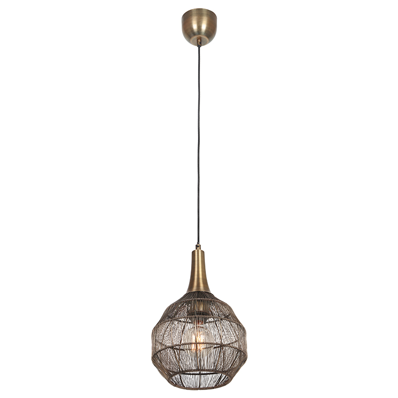 Lampada a sospensione rustica di bronzo, Rins