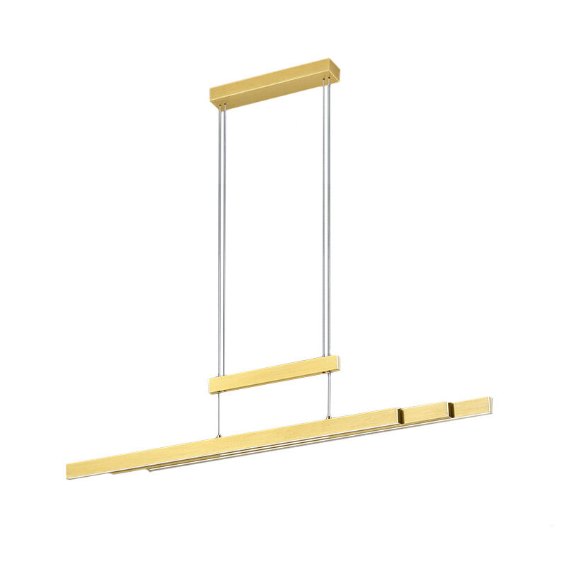 Lampada a sospensione moderna in ottone, Jessey, 42W, bianco regolabile tra caldo e freddo LED, controllo touch