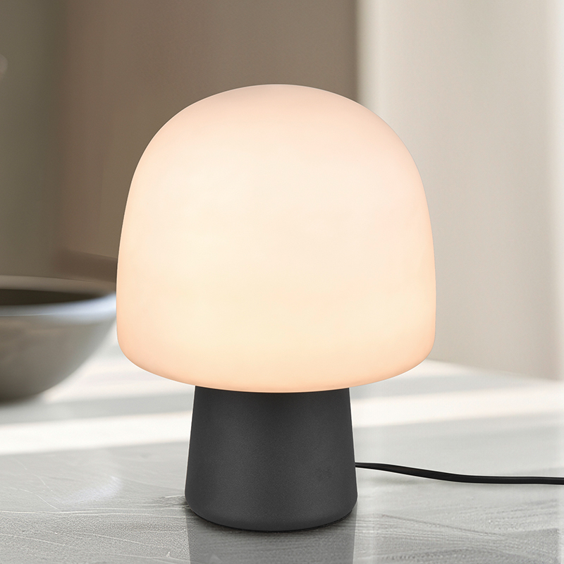 Lampada da tavolo moderna nera, Marloek