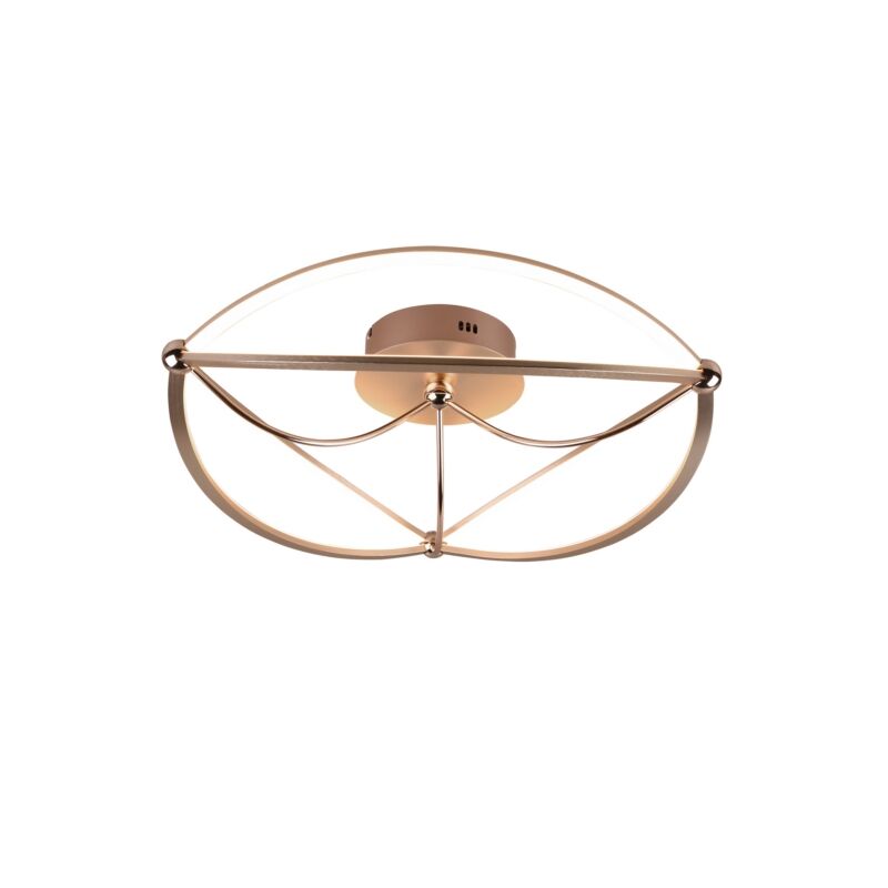 Plafoniera moderna in ottone, Remy, 42W, 3000K LED