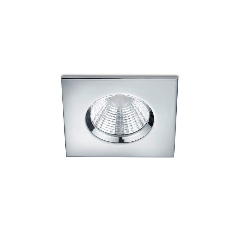 Faretto da incasso per bagno moderno cromato, Iman, 5W, 3000K LED, IP65