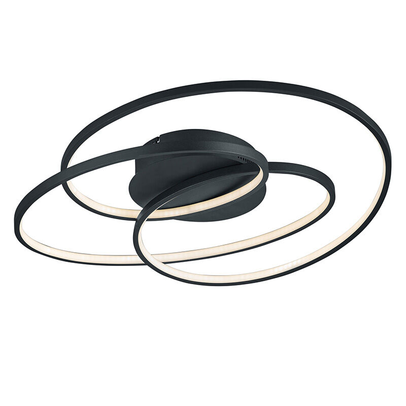 Plafoniera moderna nera, Sabra, 38W, 3000K LED