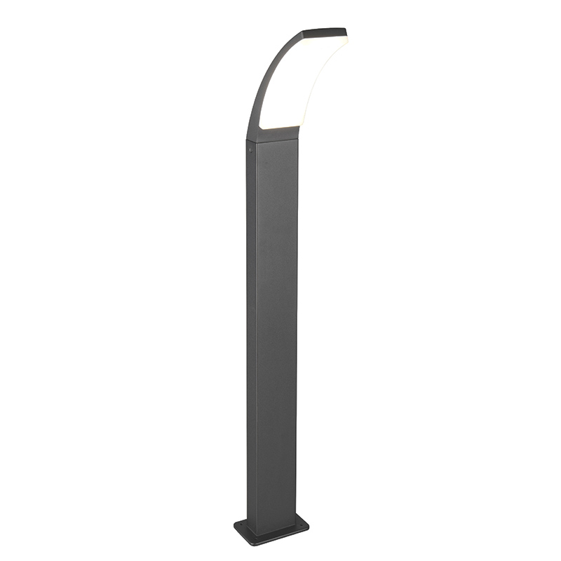 Lampada da esterno moderna antracite, Popke, 12,5W, 4000K LED, IP44