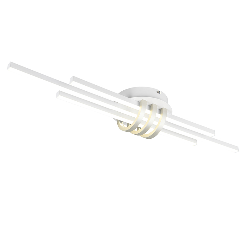 Plafoniera moderna bianca, Saloua, 20W, 4000K LED, dimmer in 3 fasi