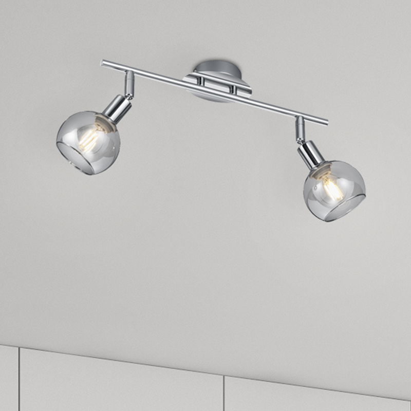 Faretto da soffitto moderno cromato, Omari