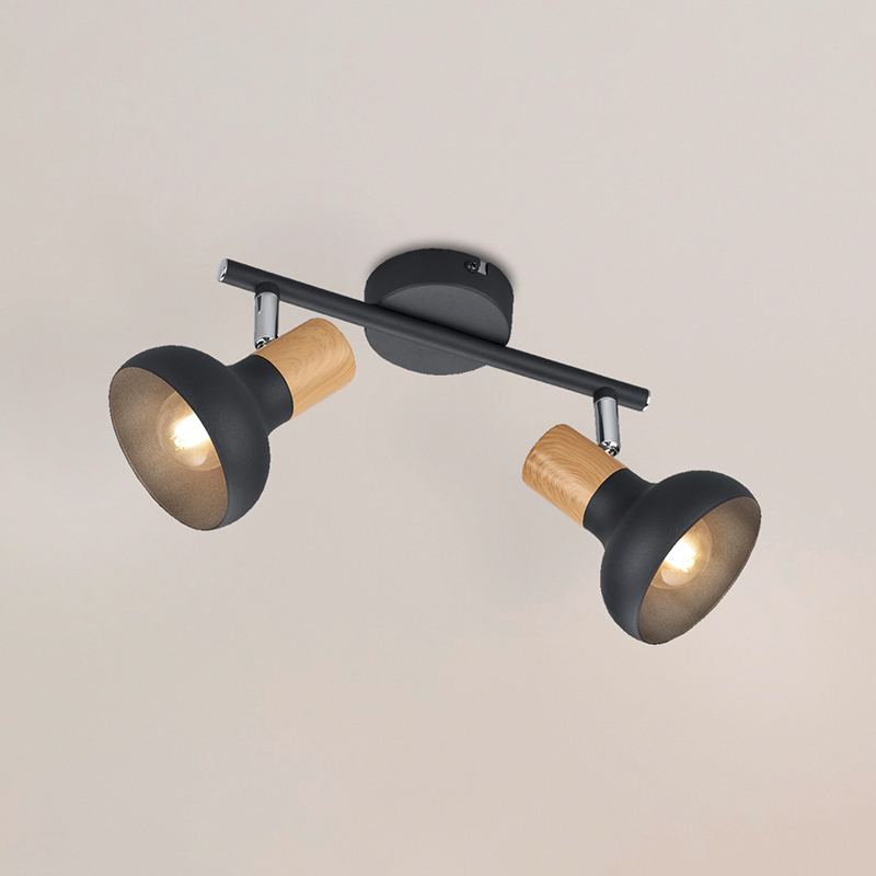 Faretto da soffitto moderno nero, Toos