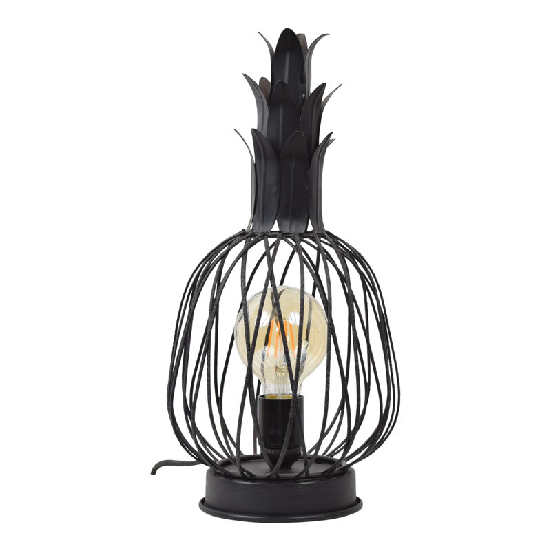 Lampada da tavolo nera industriale, Keri