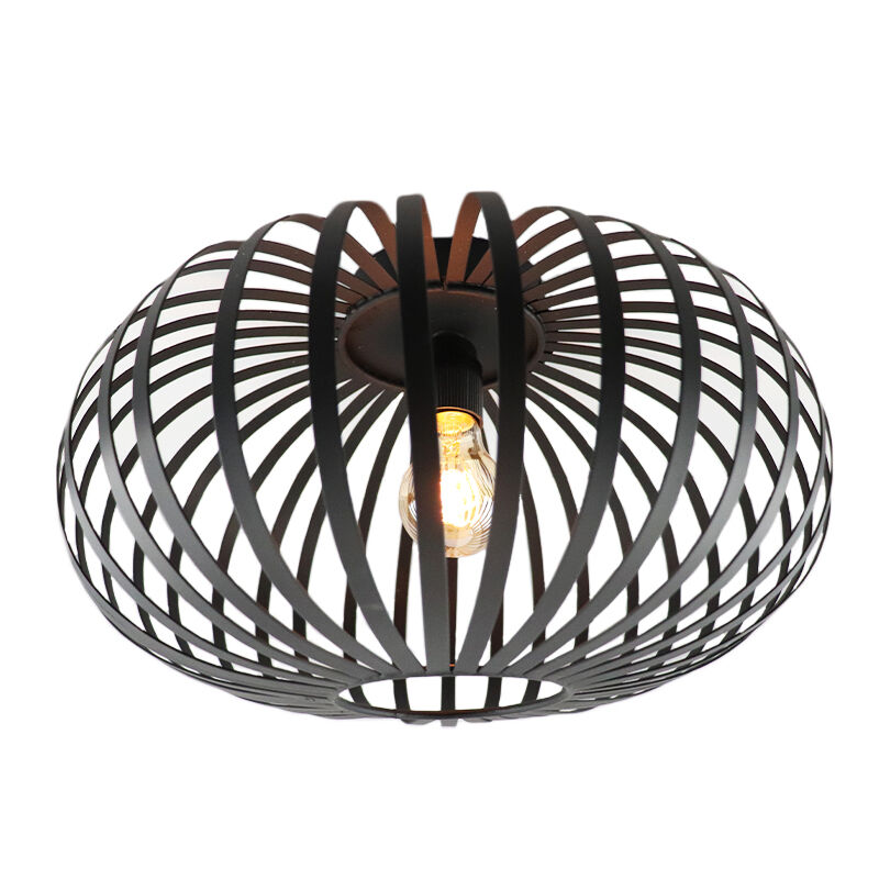 Plafoniera nera industriale, Lieve