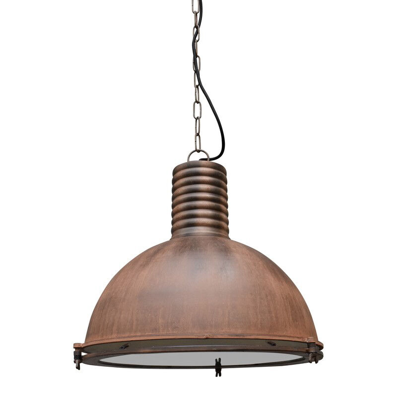 Lampade a sospensione per tavolo da pranzo color ruggine industriale, Descon