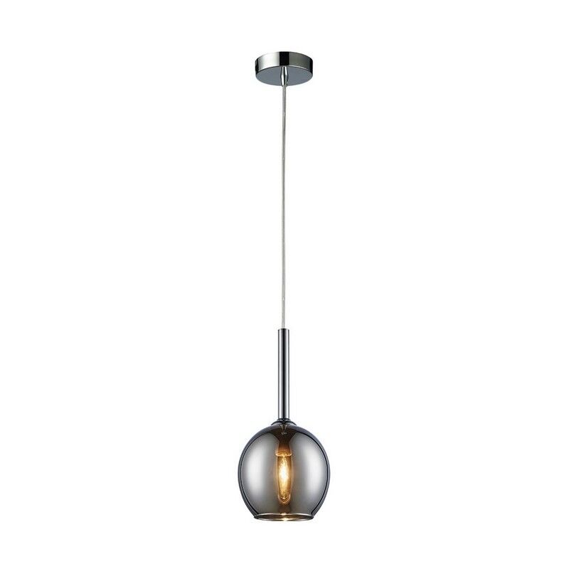Lampada a sospensione cromata design, Gwendolynn