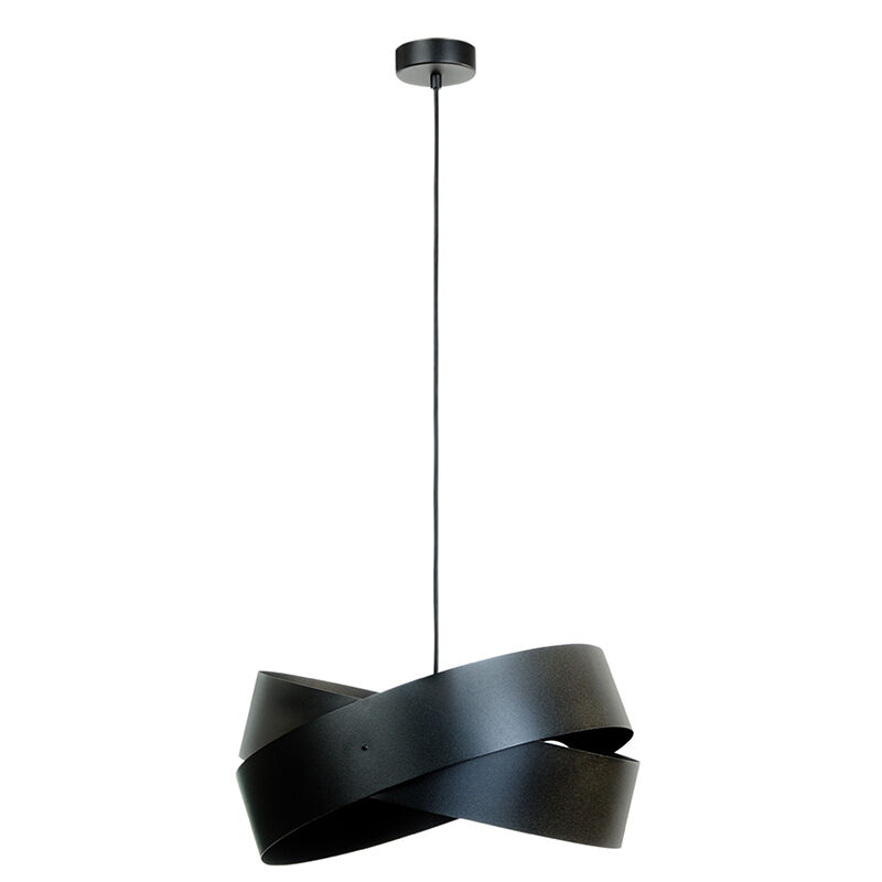 Lampada a sospensione nera moderna, Tanno