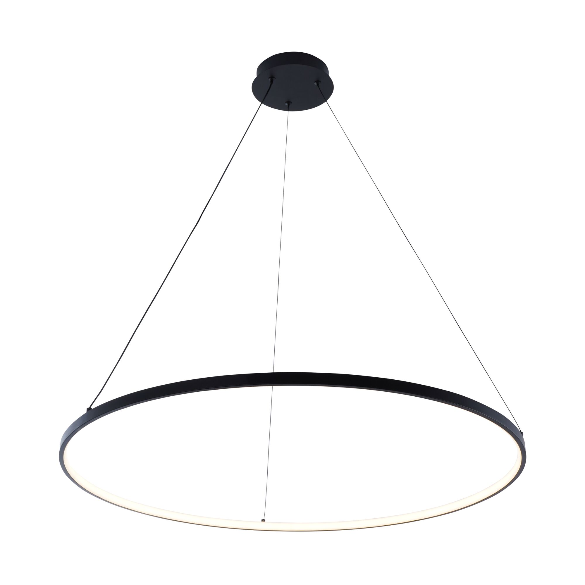 Lampada a sospensione nera design, Kubra, 36W, bianco regolabile tra caldo e freddo LED