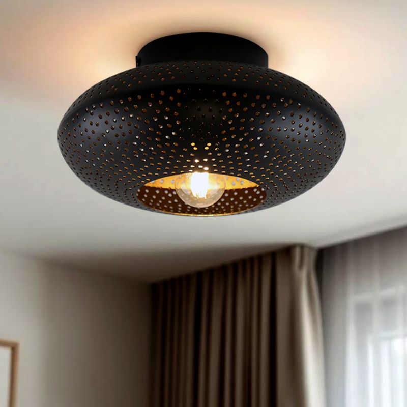 Lampada da soffitto nera orientale, Hila