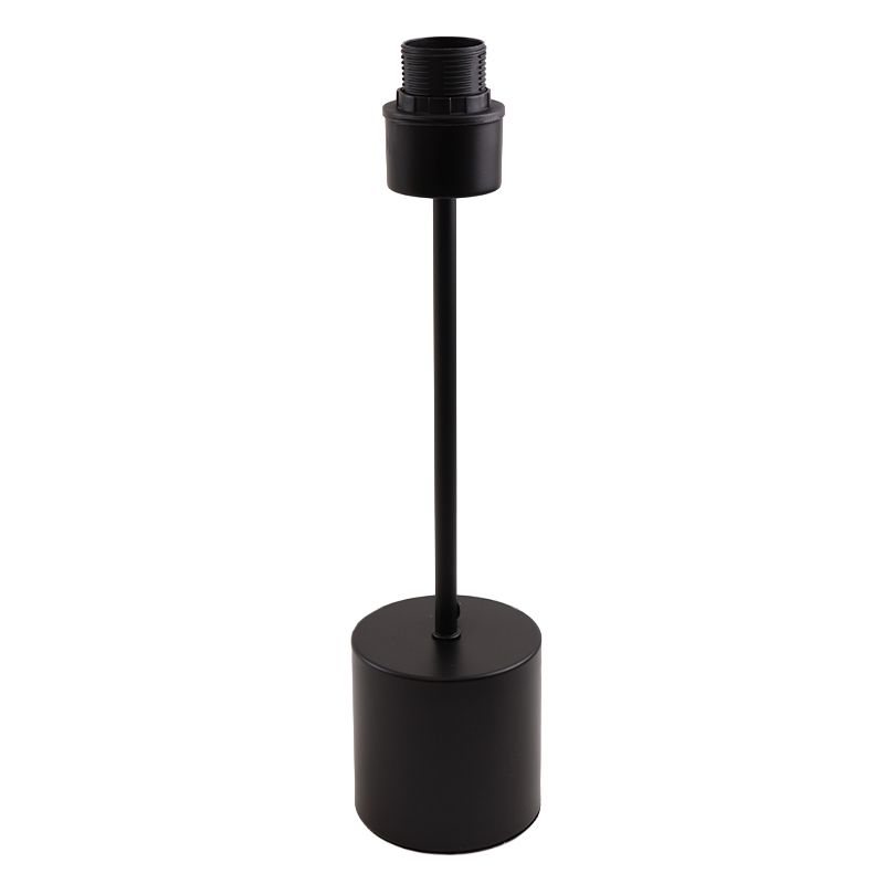 Lampada da tavolo senza paralume nera in alluminio, Rika, con interruttore Lampada da tavolo senza paralume nera in alluminio, Rika, con interruttore
