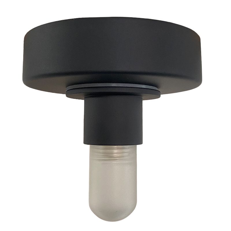Rosone lampada nero in plastica, Aafje, IP44