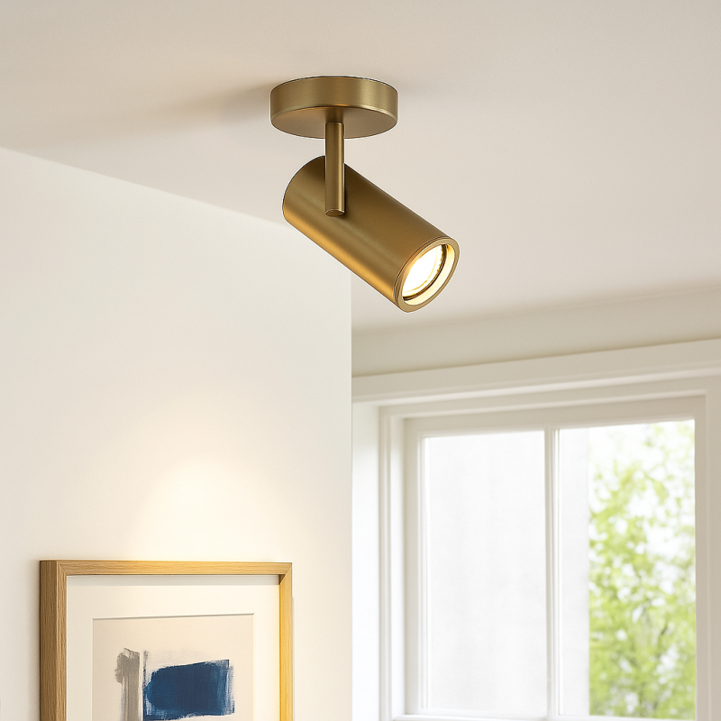 Faretto da soffitto in ottone moderno, Nadi Faretto da soffitto in ottone moderno, Nadi