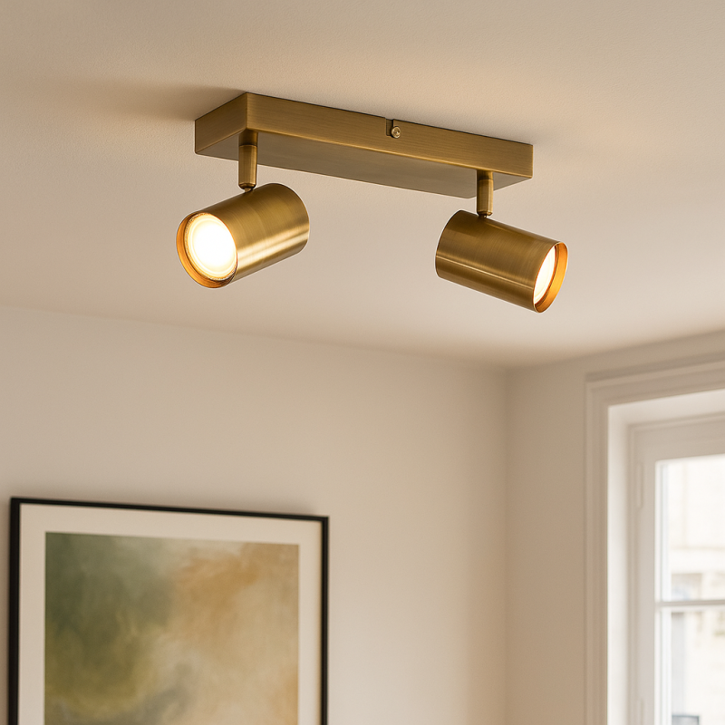 Faretto da soffitto di bronzo moderno, Elena Faretto da soffitto di bronzo moderno, Elena