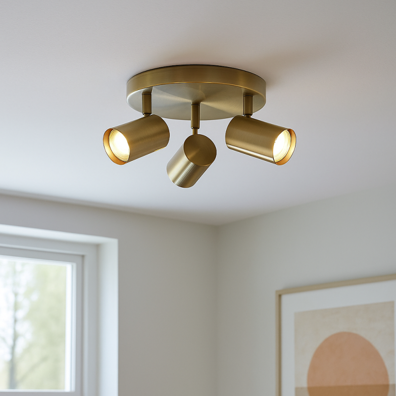 Lampada da soffitto di bronzo moderna, Elena