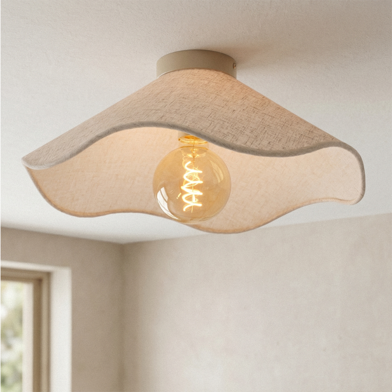 Lampada da soffitto beige Japandi, Mimi Lampada da soffitto beige Japandi, Mimi