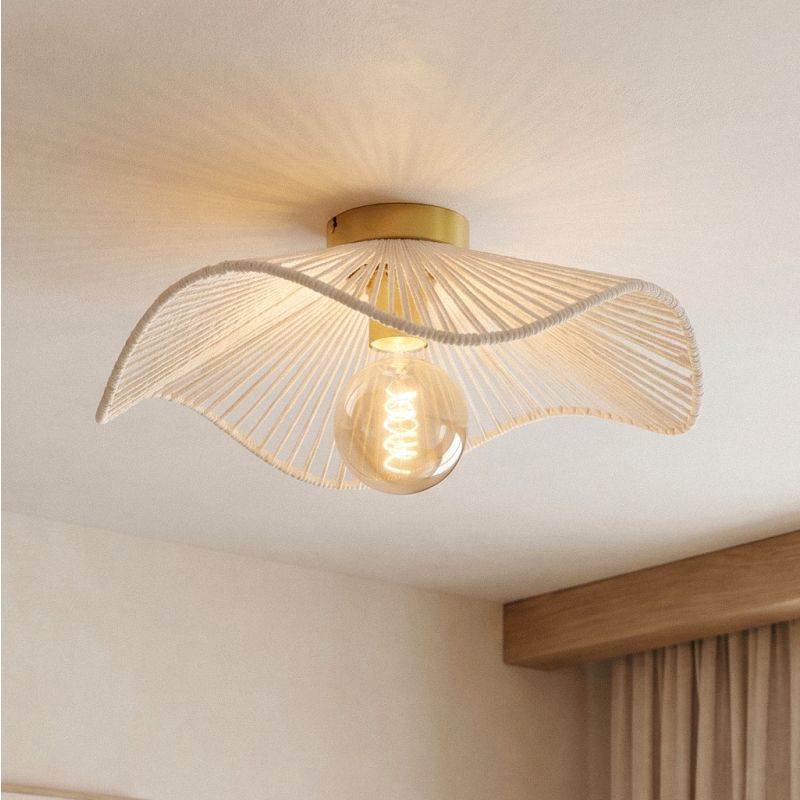 Lampada da soffitto in ottone Japandi, Annelot Lampada da soffitto in ottone Japandi, Annelot