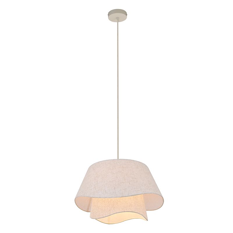 Lampada a sospensione beige rustica, Mimi