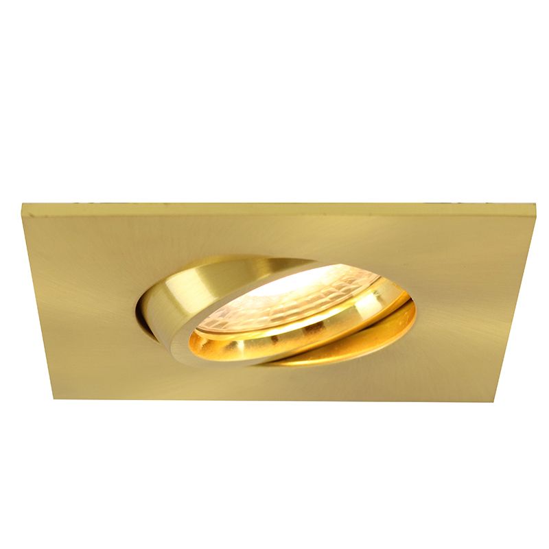 Faretto da incasso per bagno in ottone moderno, Jill, IP44 Faretto da incasso per bagno in ottone moderno, Jill, IP44