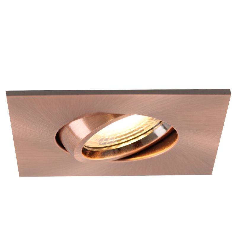 Faretto da incasso per bagno in rame moderno, Jill, IP65 Faretto da incasso per bagno in rame moderno, Jill, IP65