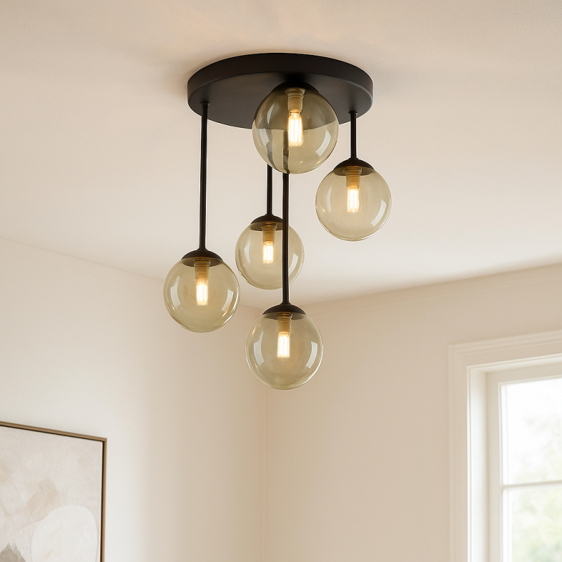 Lampada da soffitto verde design, Stacy
