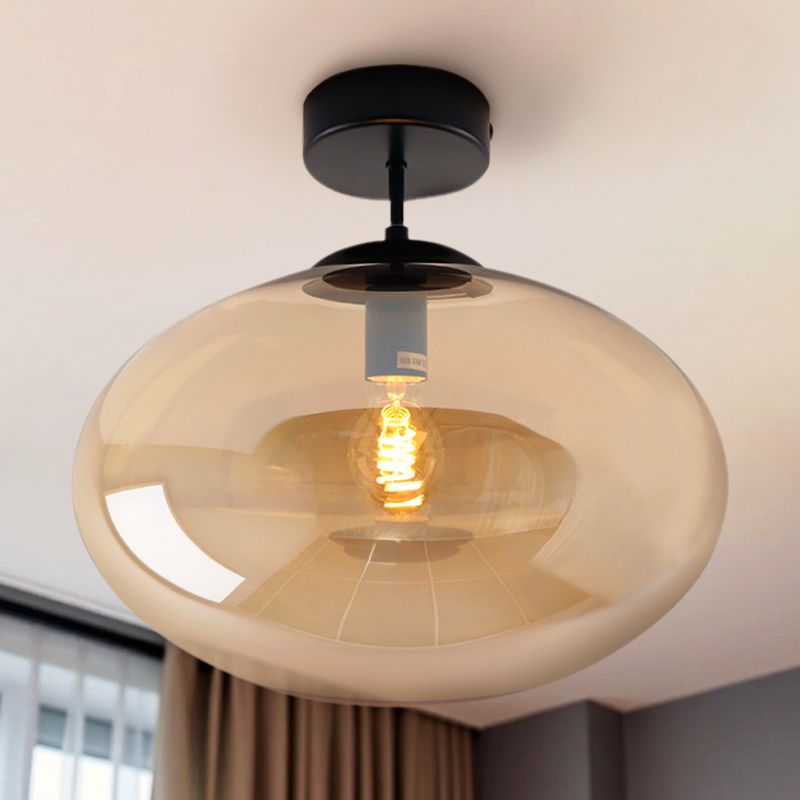 Lampada da soffitto ambrata design, Kimi