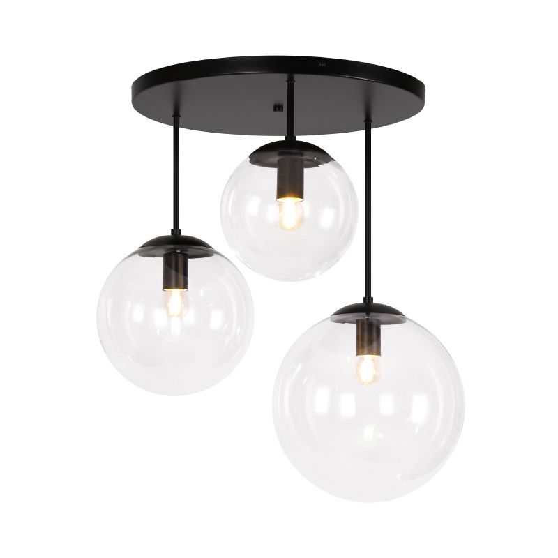 Lampada da soffitto trasparente design, Dolf